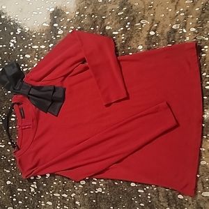 Maroon red shirt or mini dress